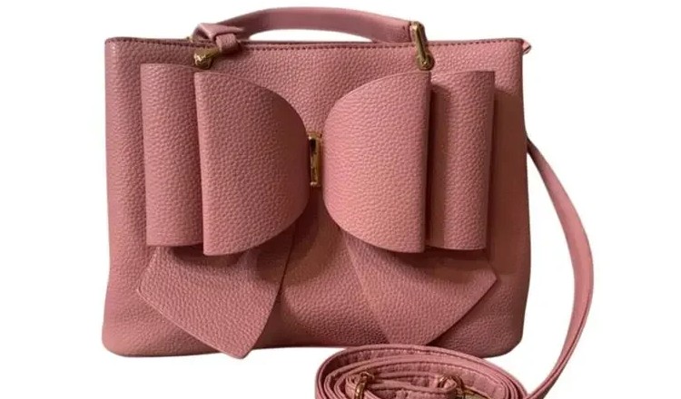 Flirty-Big-Pink-Bow-Satchel-Romantic-Coquette-Valentines-Rose-Colored-Bag